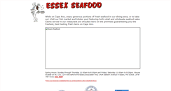 Desktop Screenshot of essexseafood.com